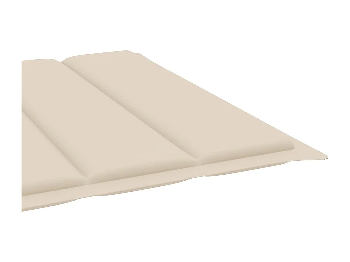 Poltrona da giardino con cuscino. Legno massello di acacia