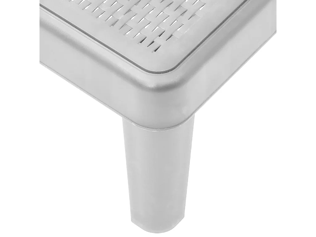 Chaise longue réglable en hauteur à 4 positions polypropylène