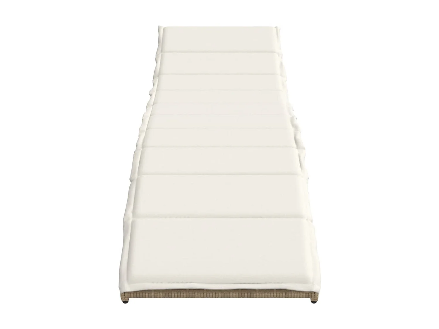 Conjunto de 2 cadeiras de praia com mesa de resina tecida bege