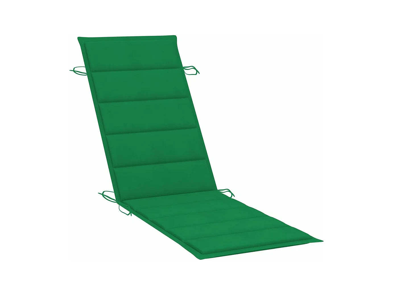 Chaise longue de jardin avec coussin Bois d'acacia solide