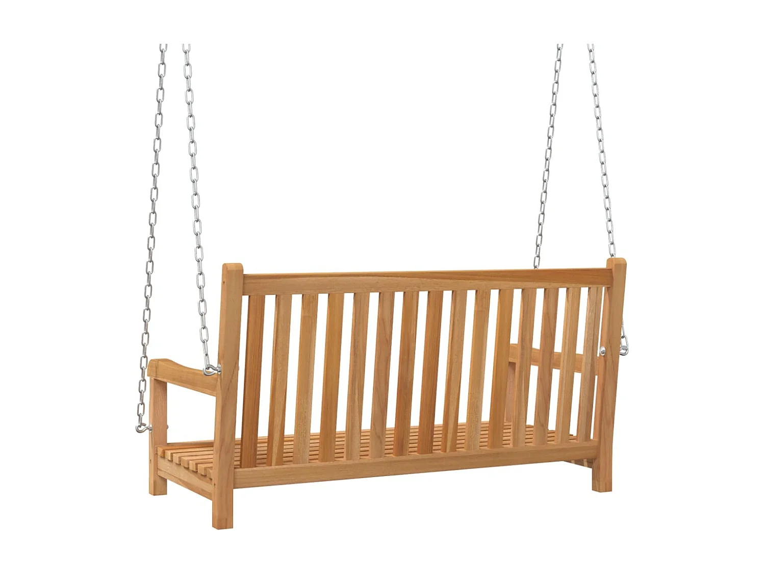 Balancelle Bois de teck massif 114x60x64 cm