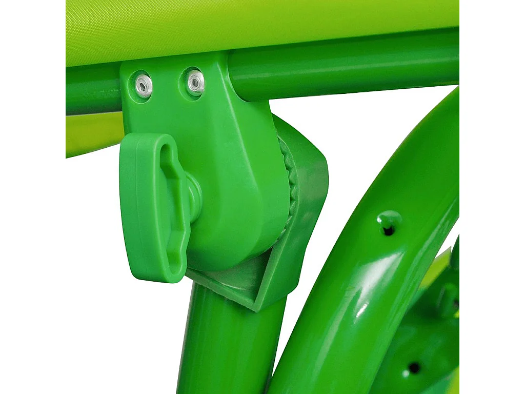 Cadeira de balanço infantil verde