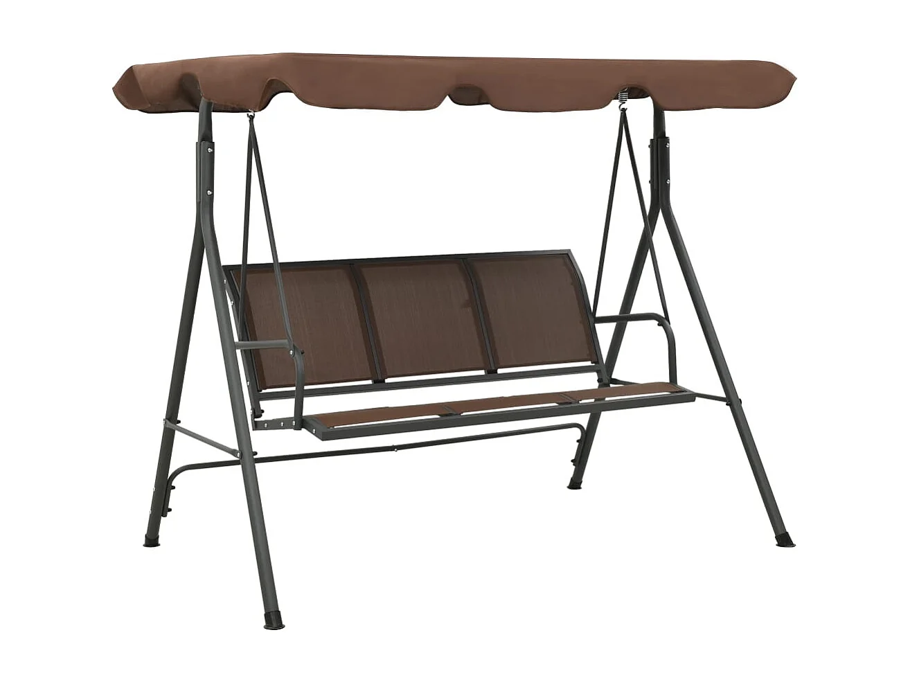 Balancelle de jardin avec auvent Café