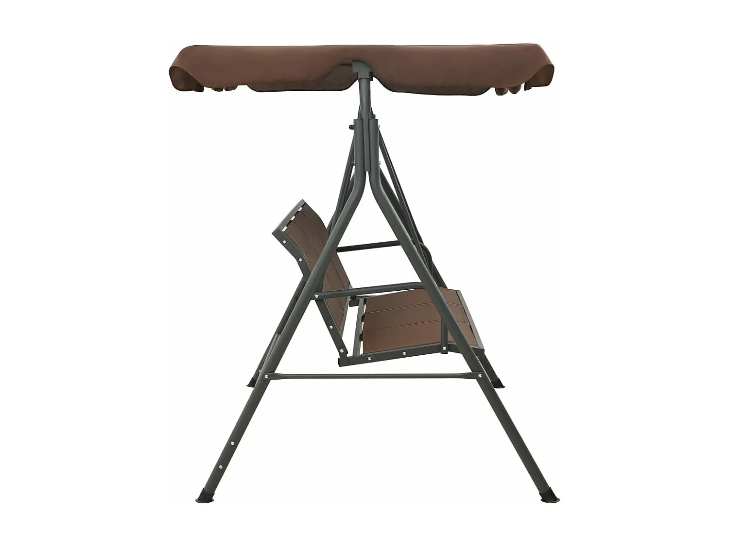 Balancelle de jardin avec auvent Café