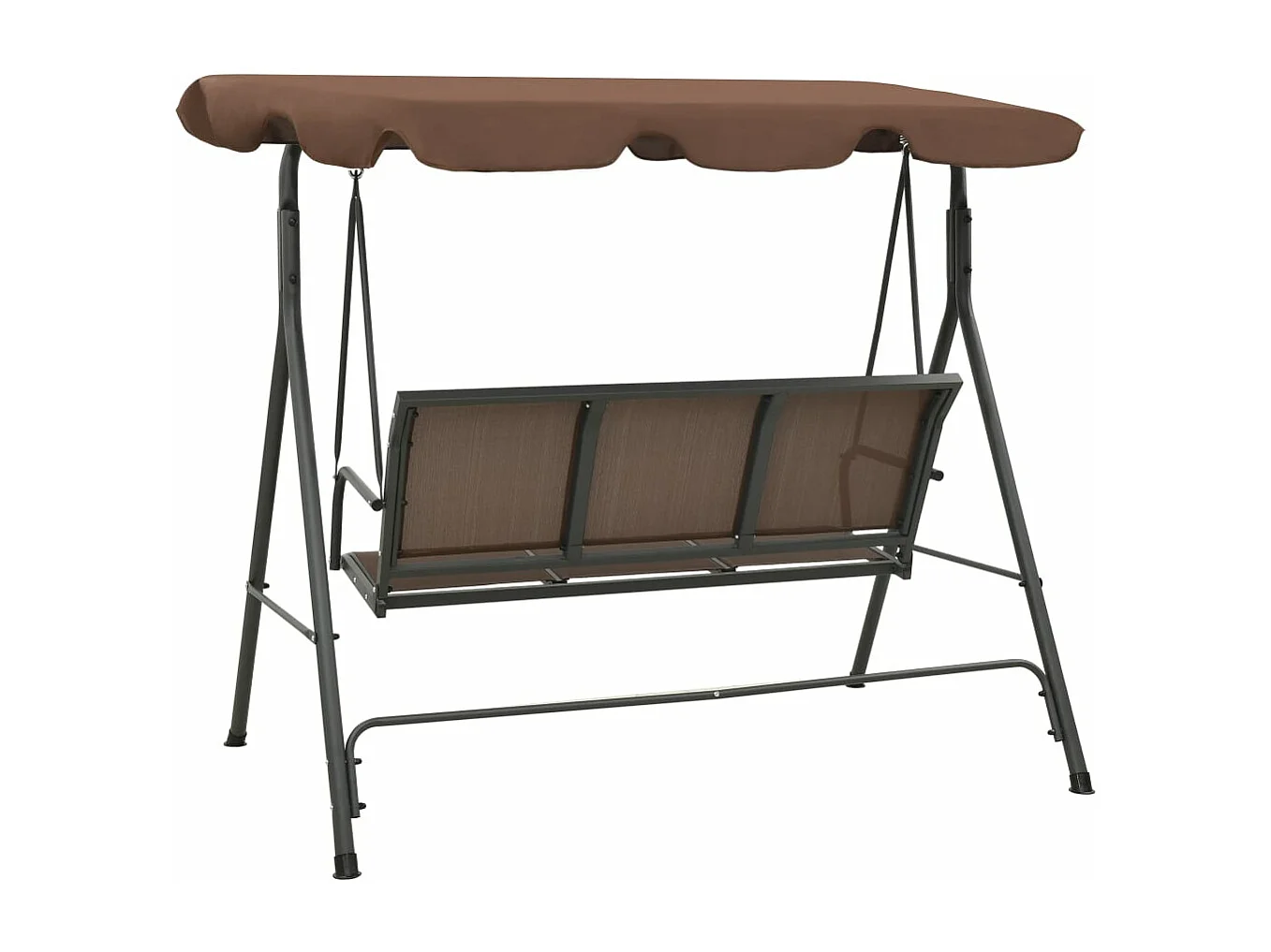 Balancelle de jardin avec auvent Café