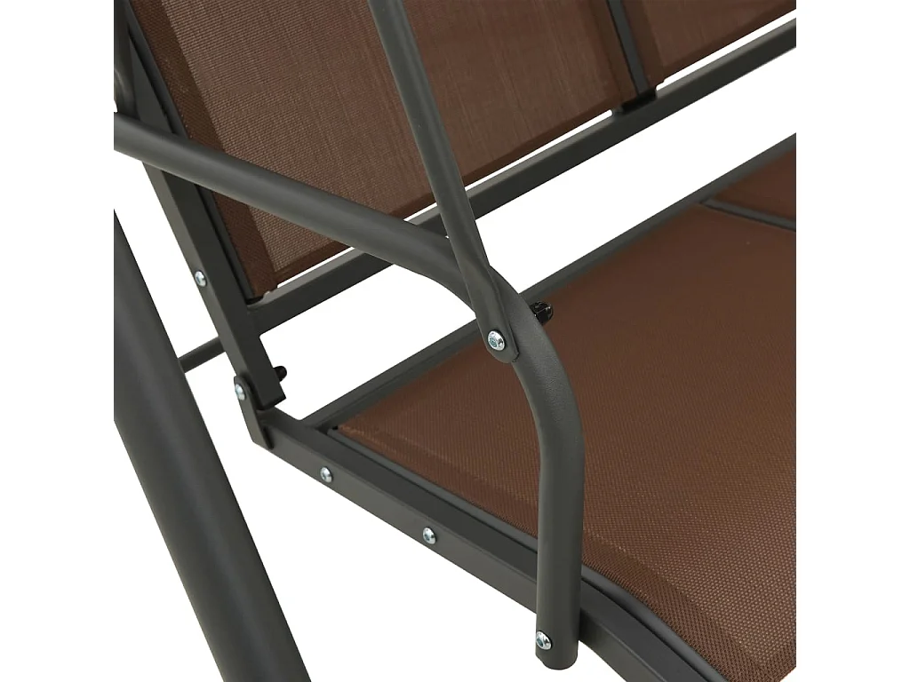 Balancelle de jardin avec auvent Café