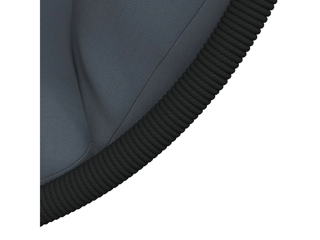 Chaise suspendue en forme d'œuf avec support anthracite