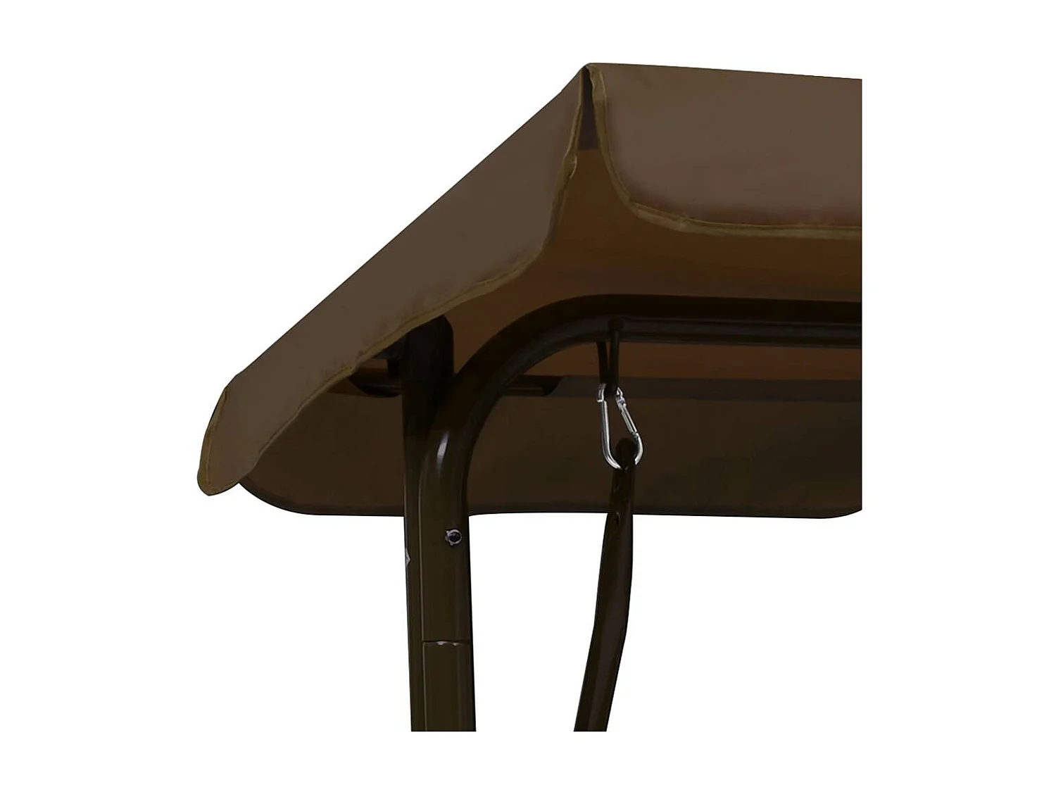 Balancelle pour enfants Marron 115x75x110 cm Tissu