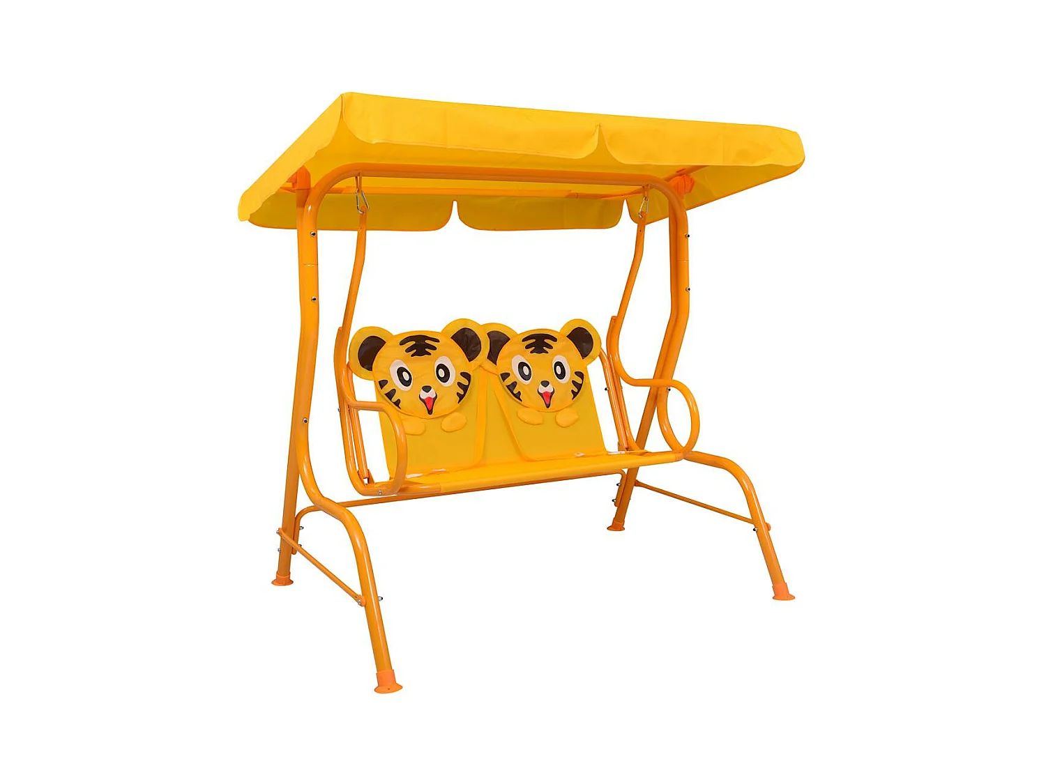 Columpio infantil Tela Amarillo 115x75x110 cm