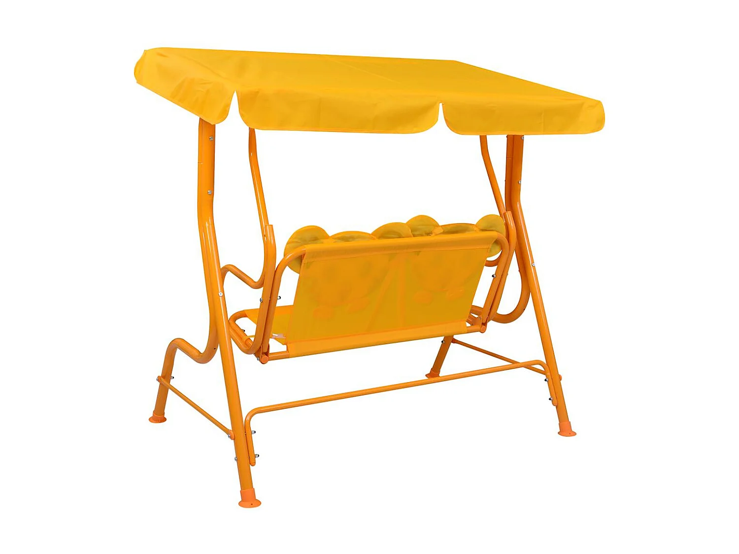 Balanço infantil Amarelo 115x75x110 cm Tecido
