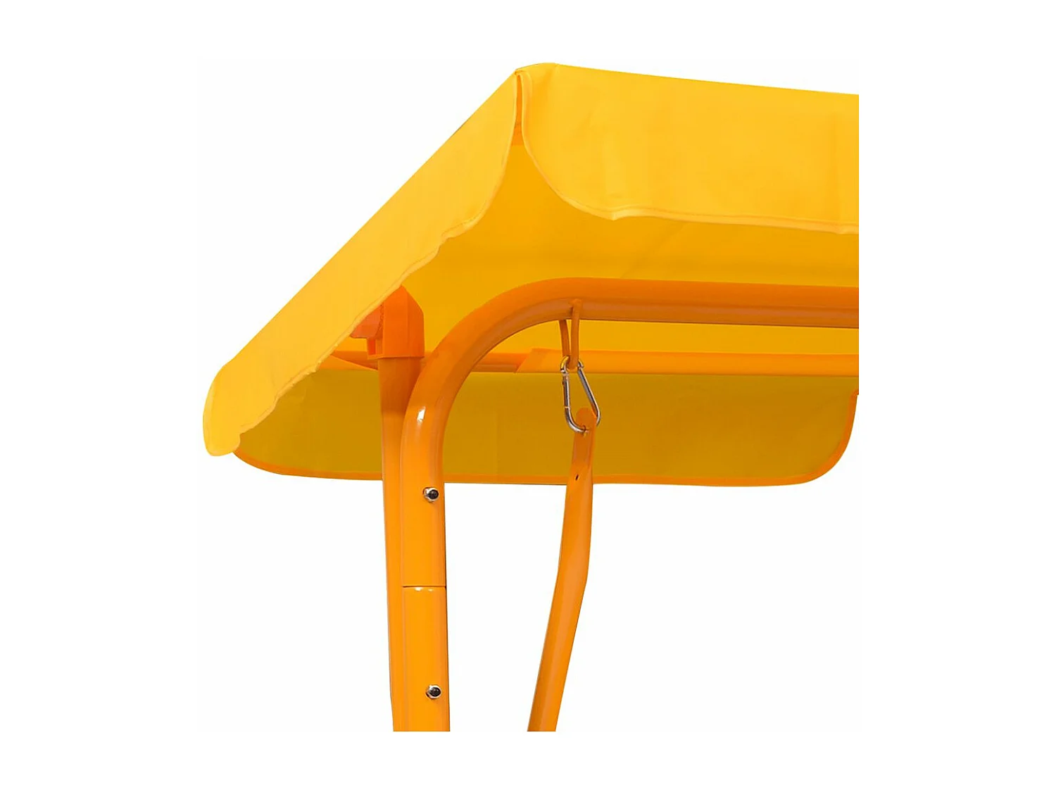 Balanço infantil Amarelo 115x75x110 cm Tecido