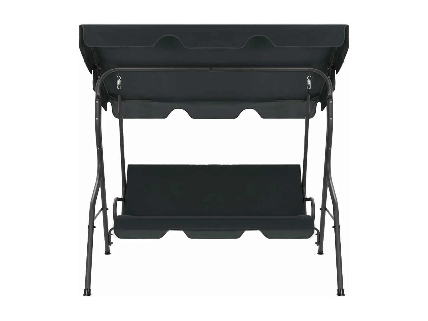 Balancelle de jardin Anthracite 170 x 110 x 153 cm