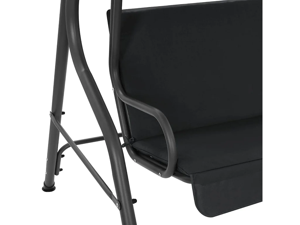 Balancelle de jardin Anthracite 170 x 110 x 153 cm