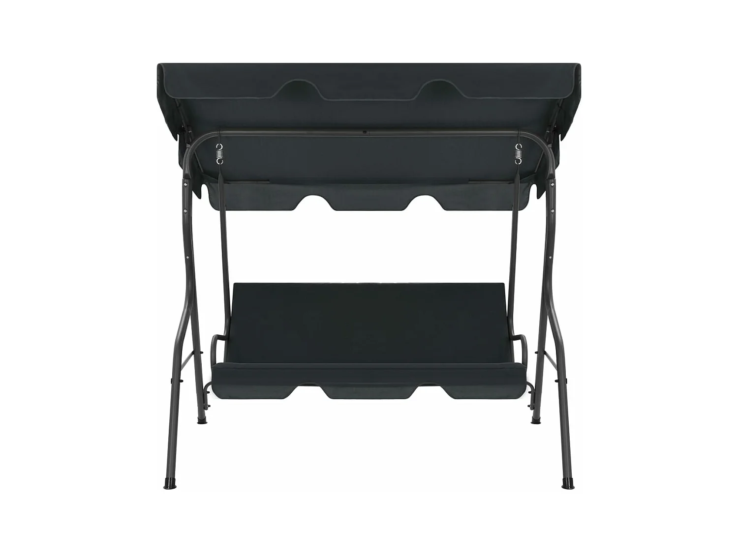Balancelle de jardin Anthracite 170 x 110 x 153 cm