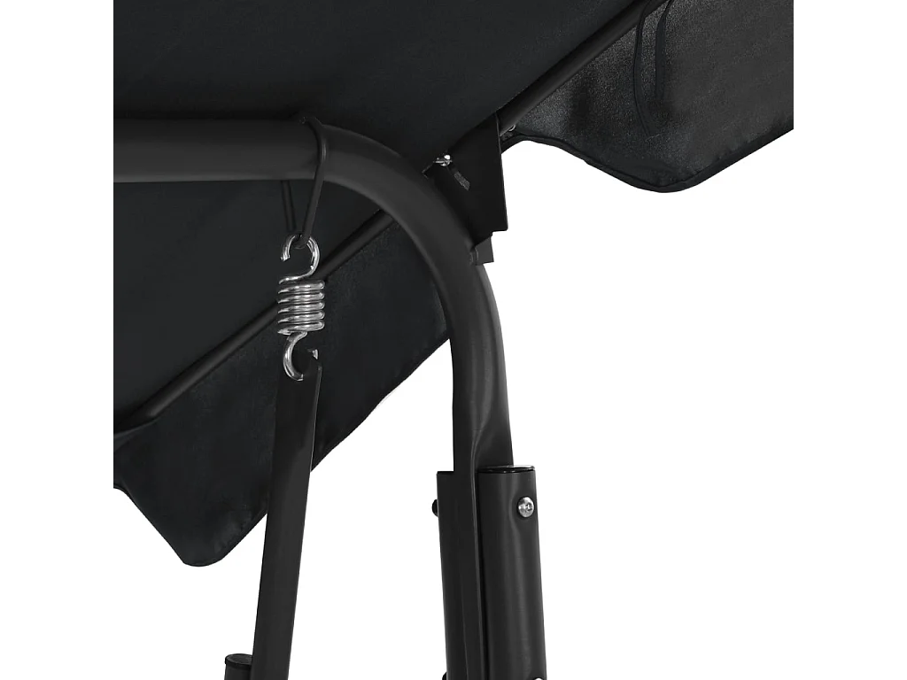 Balancelle de jardin Anthracite 170 x 110 x 153 cm