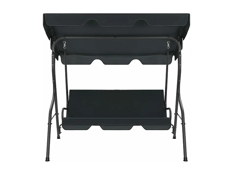 Balancelle de jardin Anthracite 170 x 110 x 153 cm