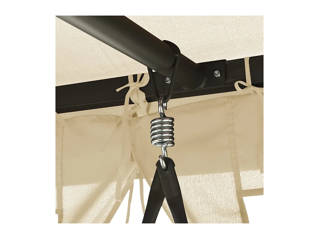 Belvédère convertible en balancelle Blanc crème