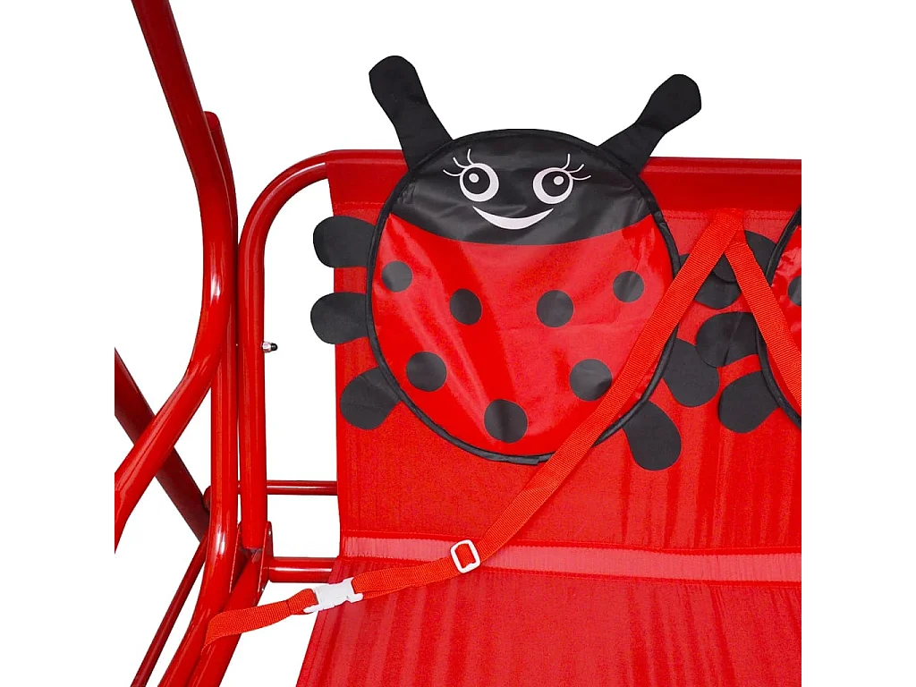 Siège balançoire pour enfants Rouge