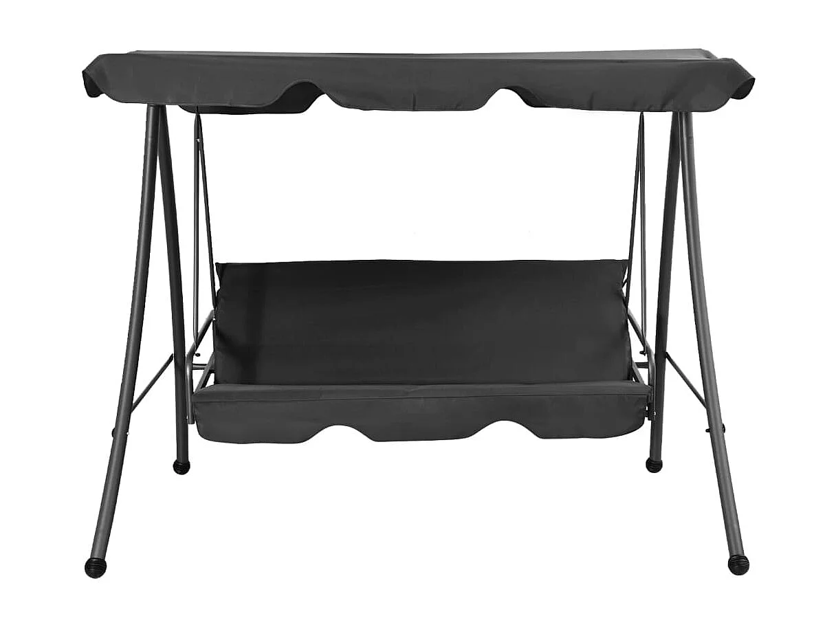 Balancelle de jardin avec auvent Anthracite 192x118x175cm Acier