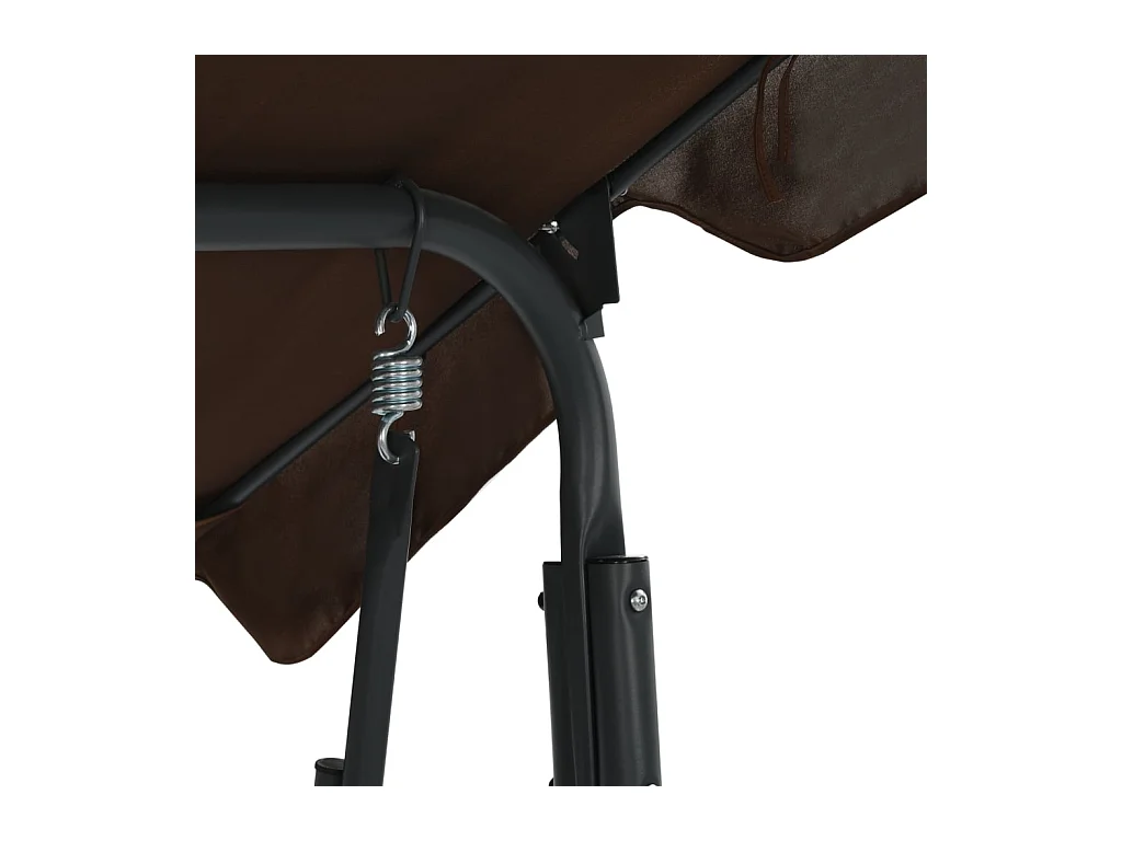 Balancelle de jardin Café 170 x 110 x 153 cm