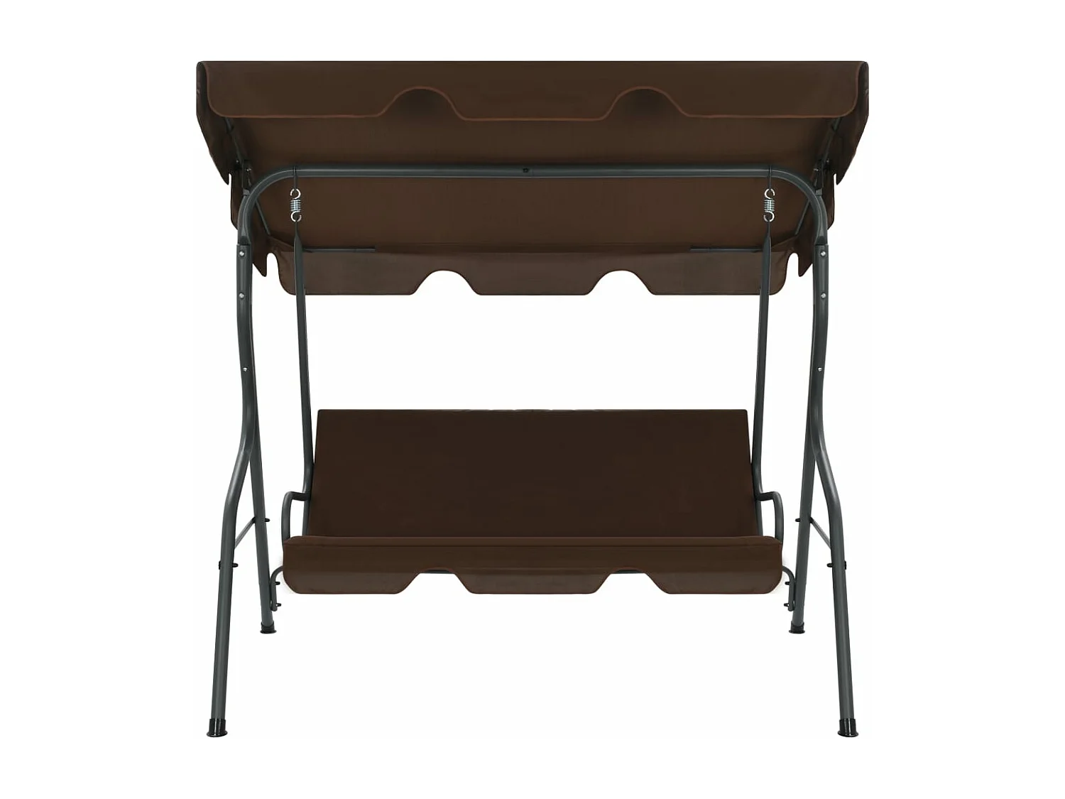 Balancelle de jardin Café 170 x 110 x 153 cm