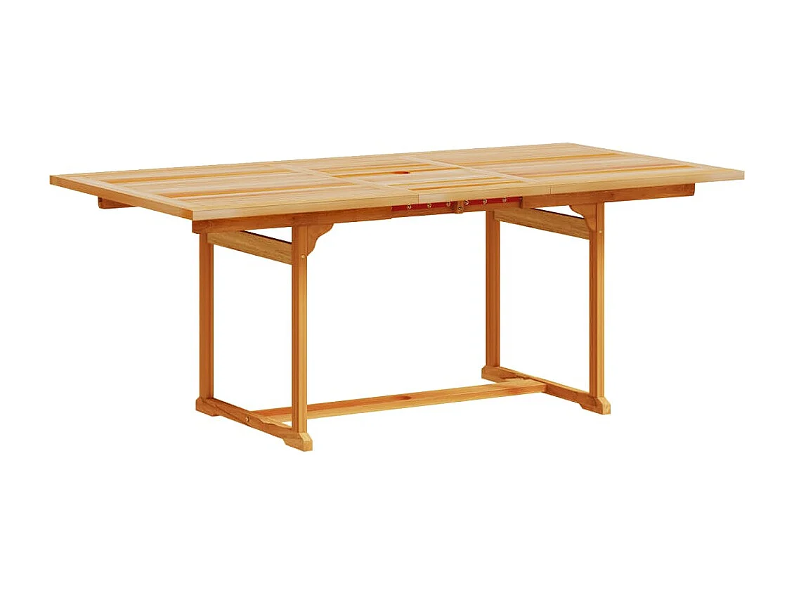 7 pcs conjunto de jantar para jardim acácia maciça e textilene