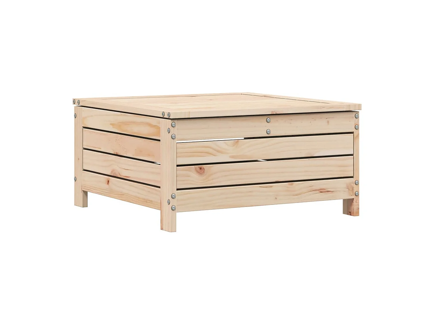 4-tlg. Garten-Sofagarnitur Massivholz Kiefer