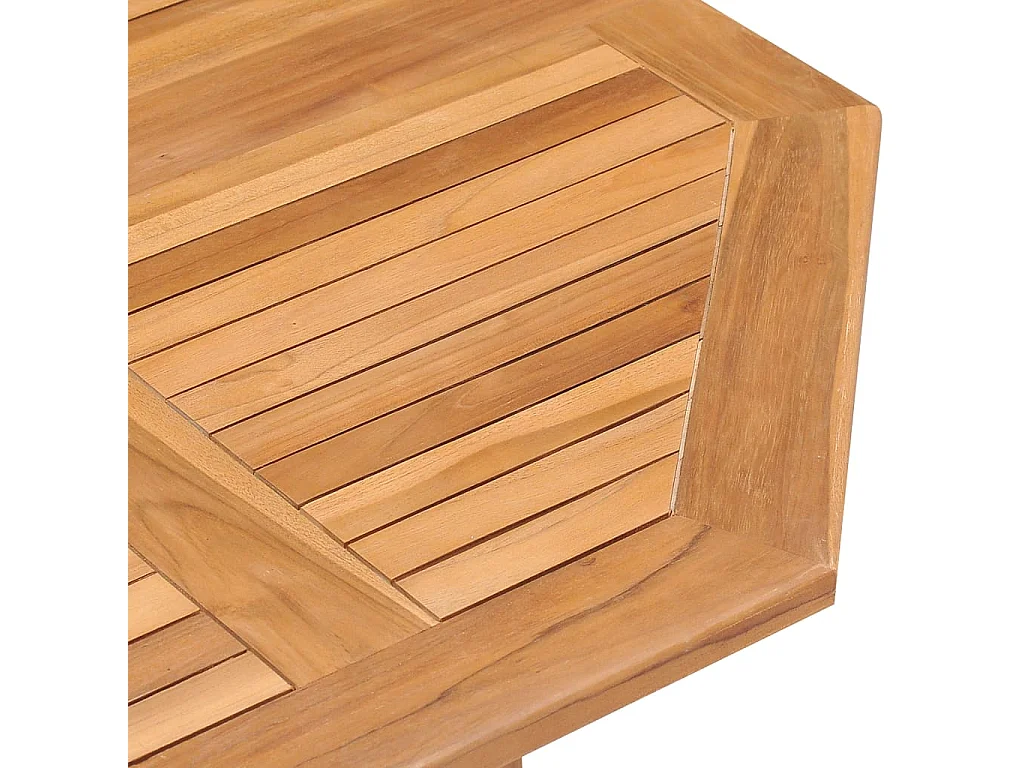 Ensemble à manger d'extérieur pliable 5 pcs Bois solide de teck