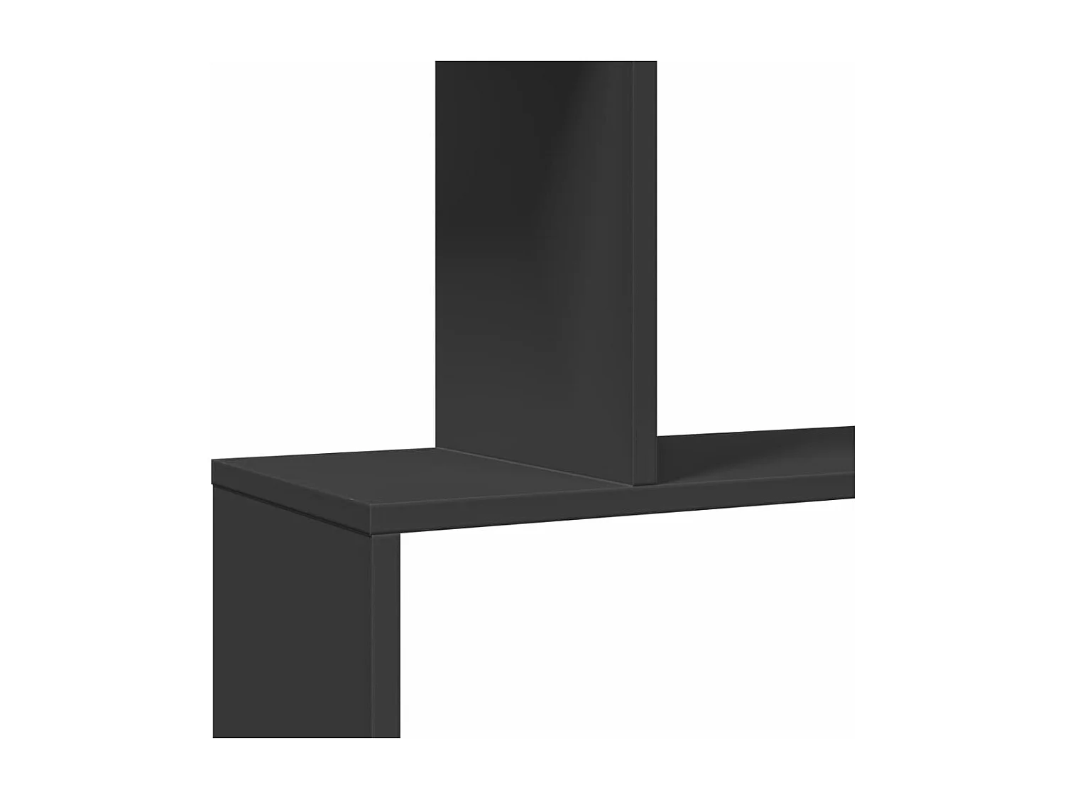 Étagère séparatrice de pièce à 3 niveaux gris béton