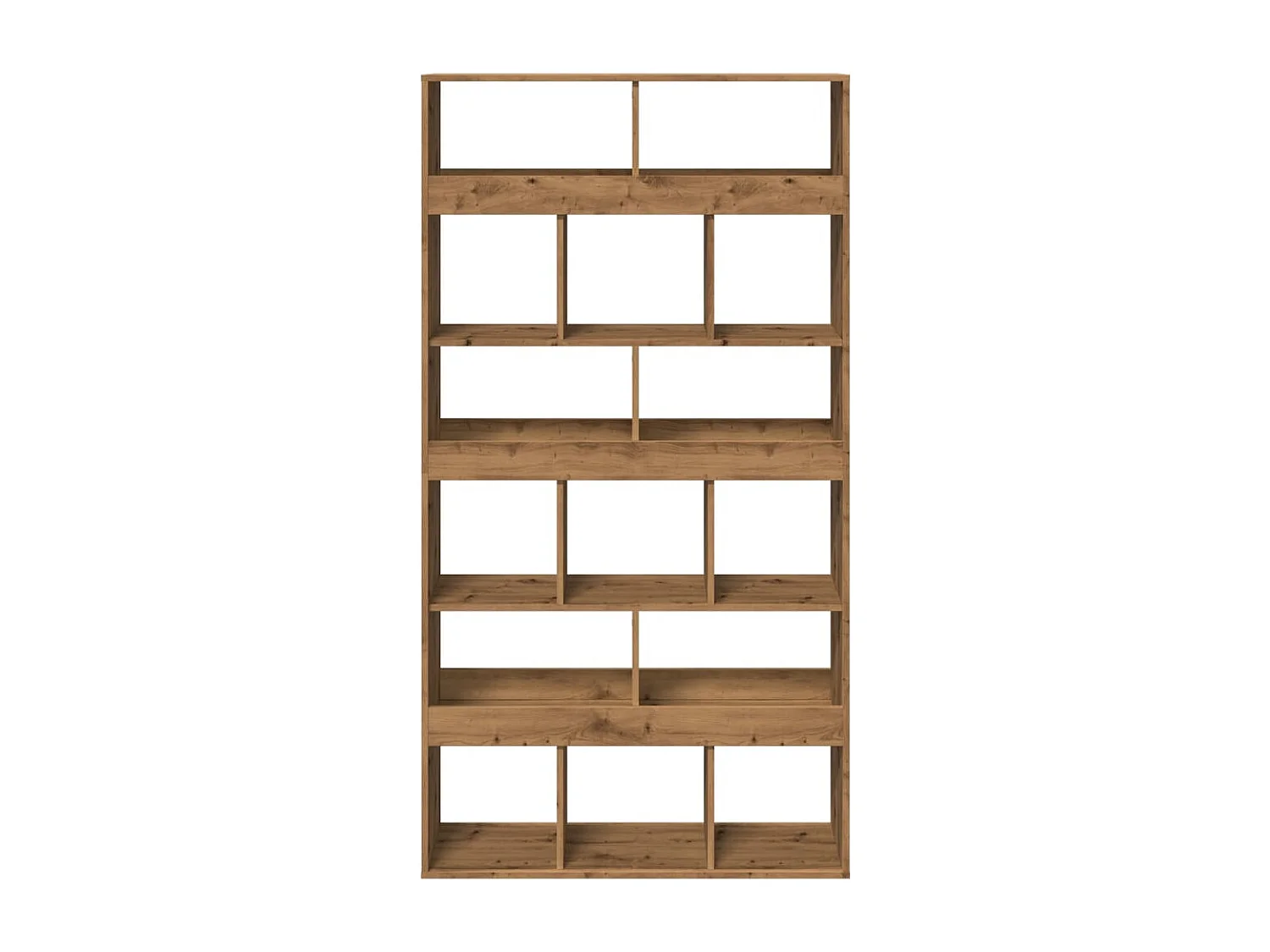Libreria Rovere Artigianale 100x33x187,5cm in Legno Multistrato