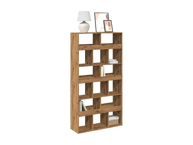 Libreria Rovere Artigianale 100x33x187,5cm in Legno Multistrato