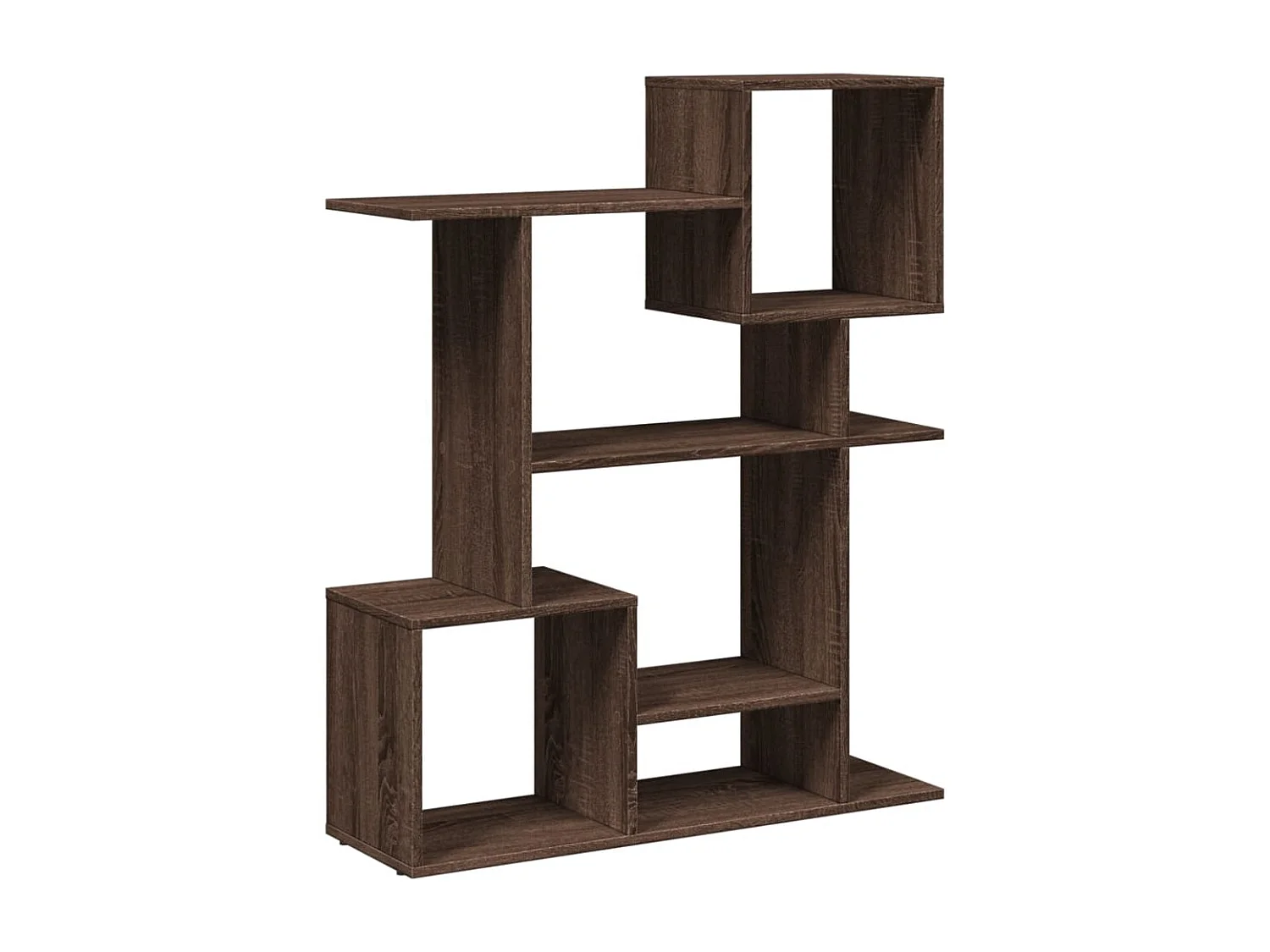 Libreria Divisorio 3 Ripiani Sonoma 70x24x97 cm in Truciolato