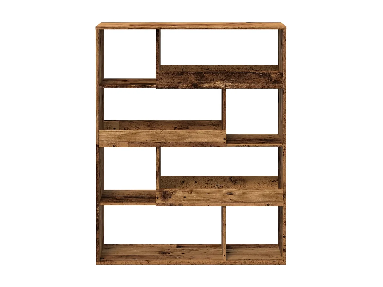 Bibliothèque vieux bois 100x33x125,5 cm bois d'ingénierie