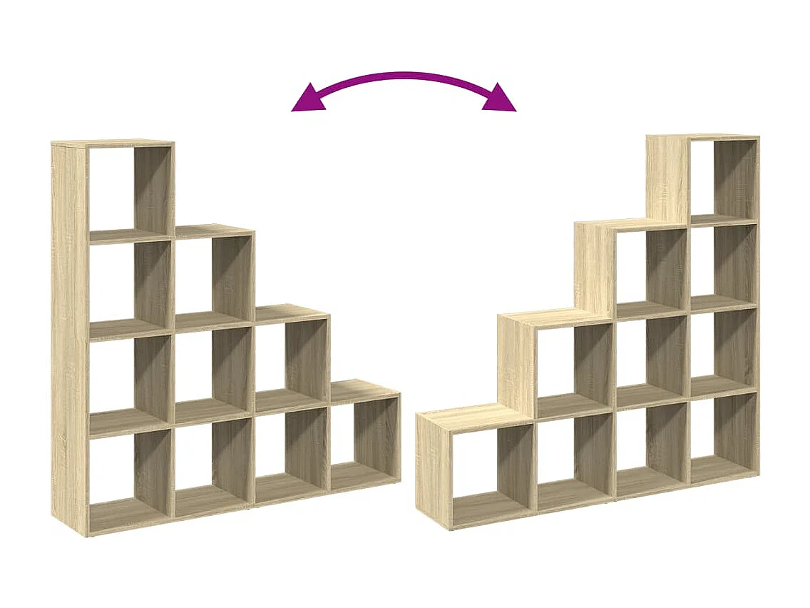 Libreria Divisorio Bianca 102x29x103,5 cm in Truciolato