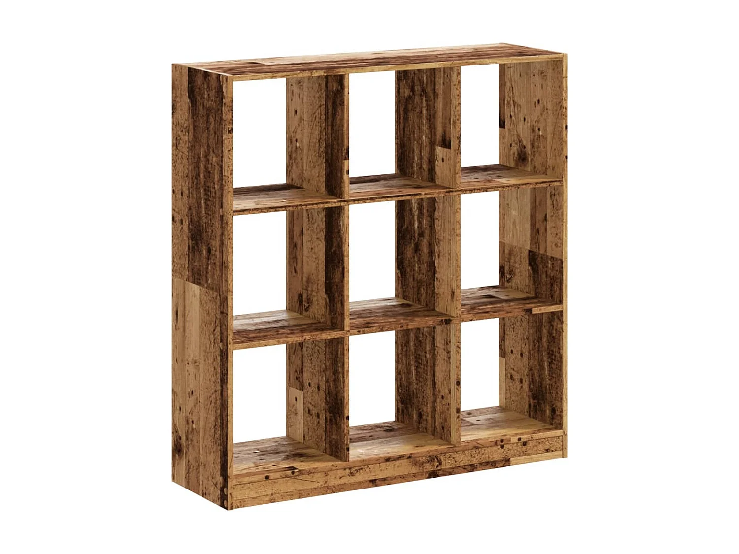 Bibliothèque noir 102x32x108 cm bois d'ingénierie