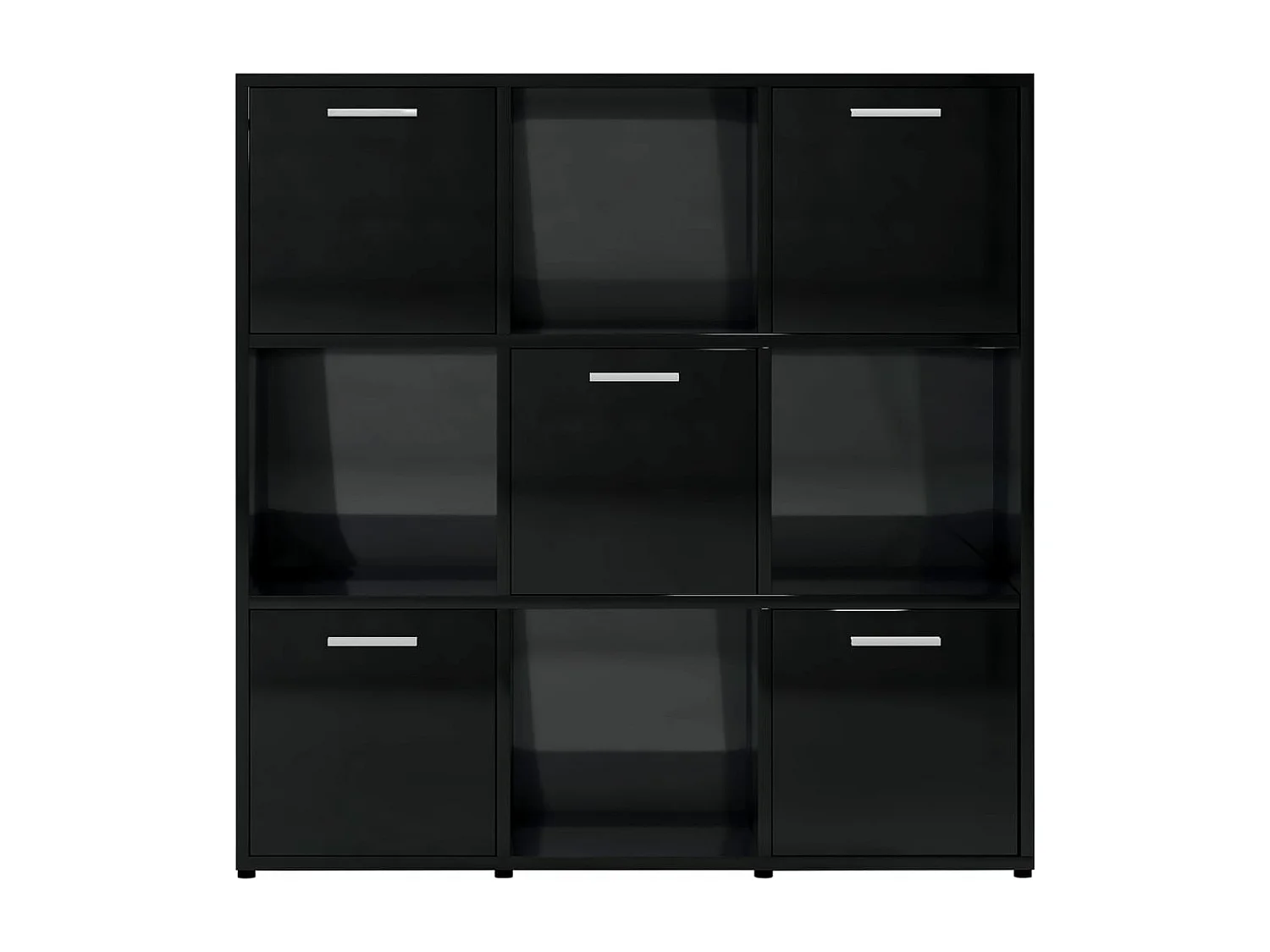 Bibliothèque/Séparateur de pièce Gris béton 100x24x124 cm