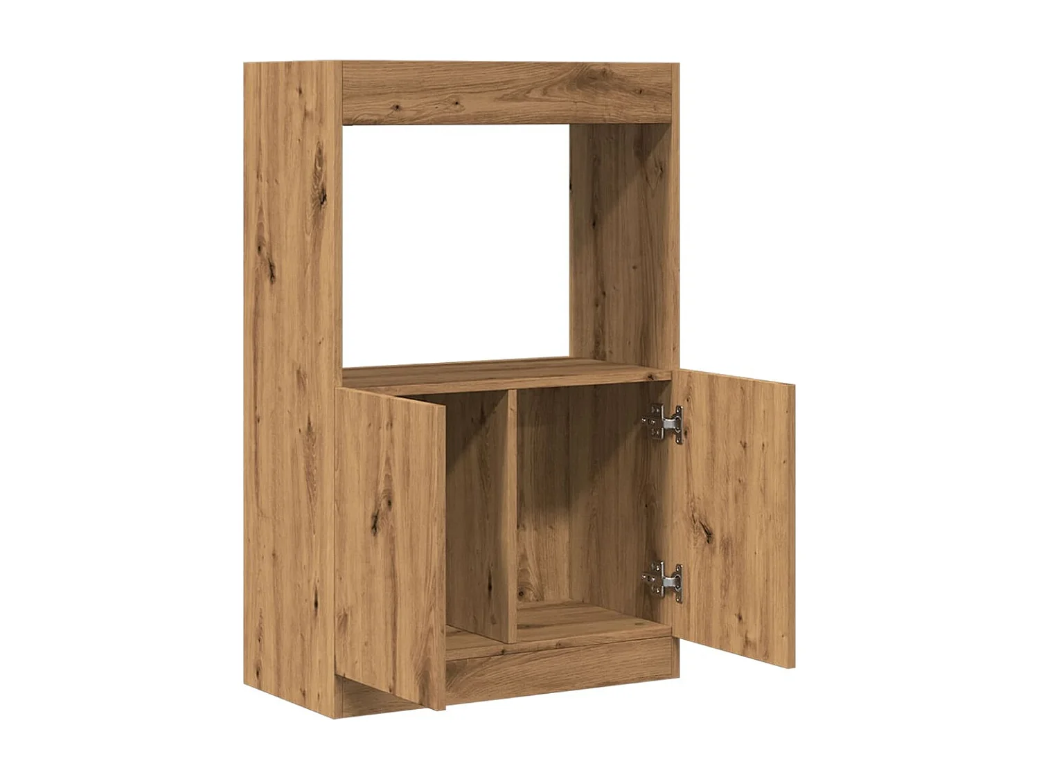 Bibliothèque sonoma gris 80x24x176 cm bois d'ingénierie