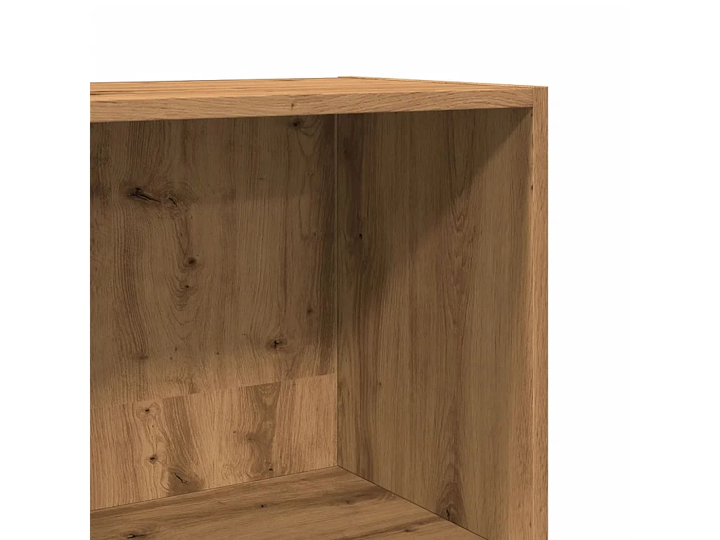 Bibliothèque gris béton 80x30x114 cm bois d'ingénierie