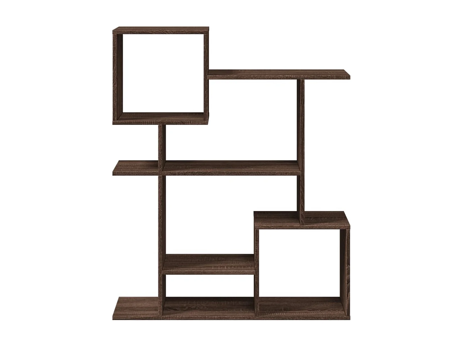 Estante divisória 92x29x112 cm deriv. madeira carvalho castanho