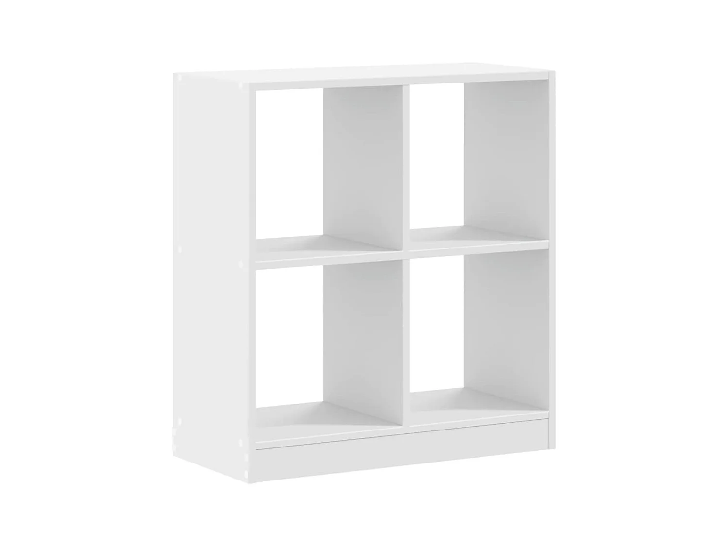 Bibliothèque noir 68,5x32x68,5 cm bois d'ingénierie