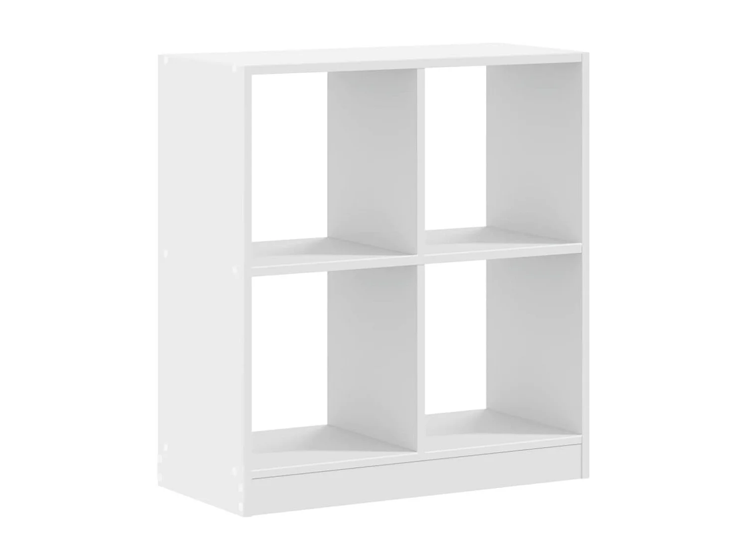 Bibliothèque noir 68,5x32x68,5 cm bois d'ingénierie