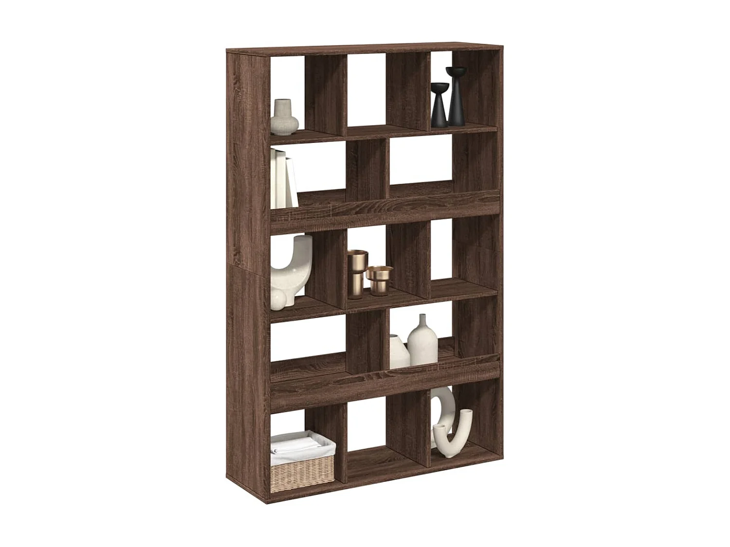 Divisória 100x33x156,5cm derivados de madeira carvalho castanho