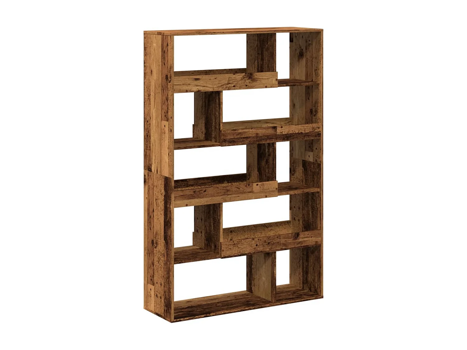 Separador de ambientes madera ingeniería negro 100x33x156,5 cm