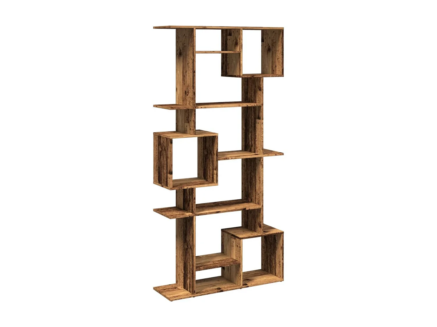 Bibliothèque vieux bois 92x29x188 cm bois d'ingénierie