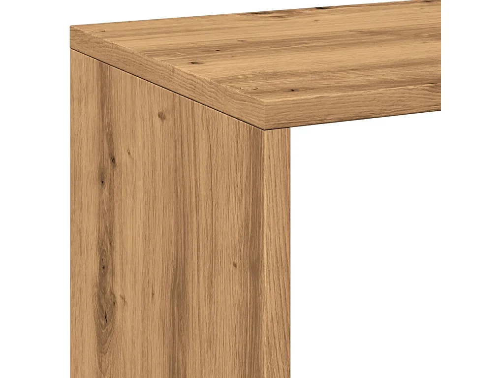 Étagère séparatrice de pièce gris béton 102x29x103,5 cm