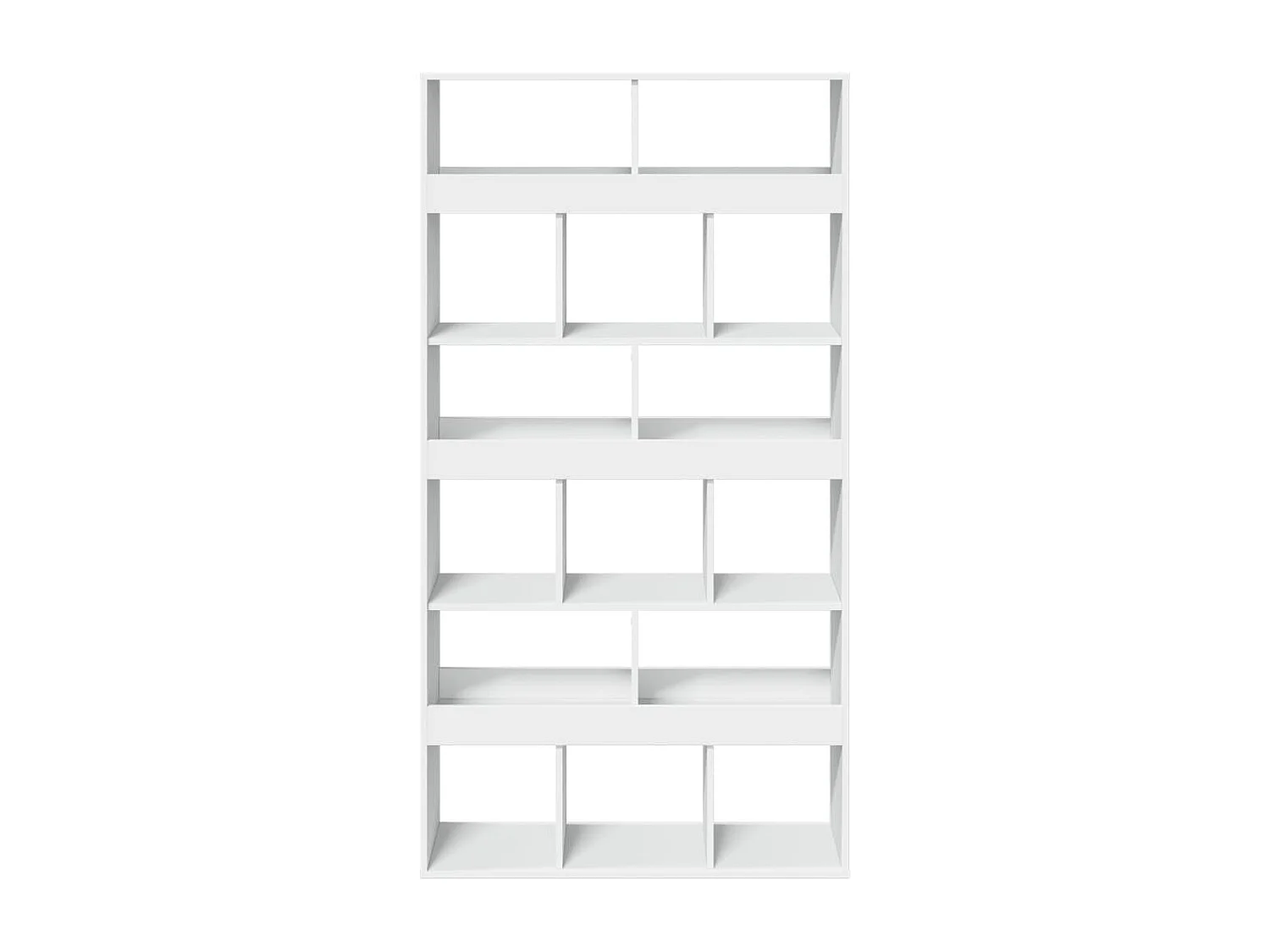 Bibliothèque blanc 100x33x187,5 cm bois d'ingénierie