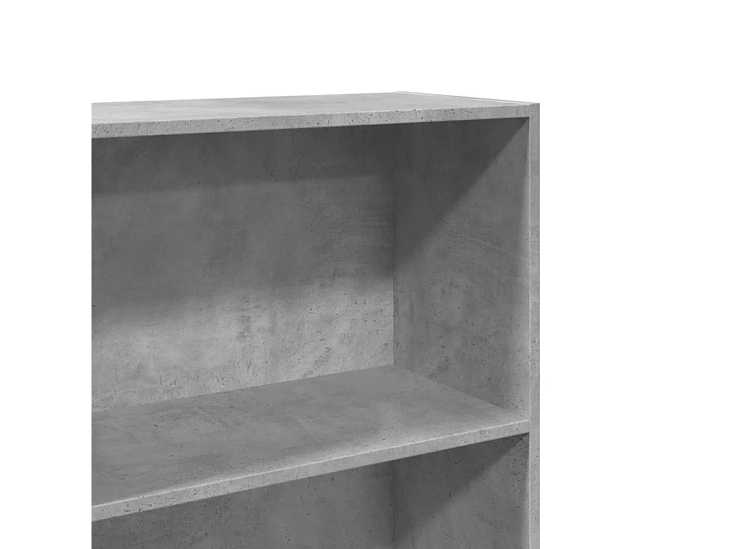 Bibliothèque sonoma gris 60x30x152 cm bois d'ingénierie