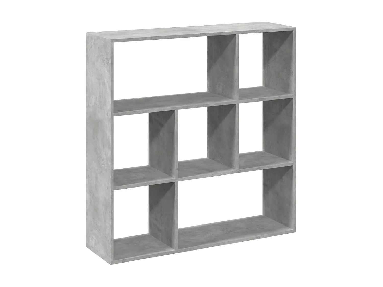 Raumteiler-Bücherregal 4 Stufen Altholz-Optik 131,5x29x131,5 cm