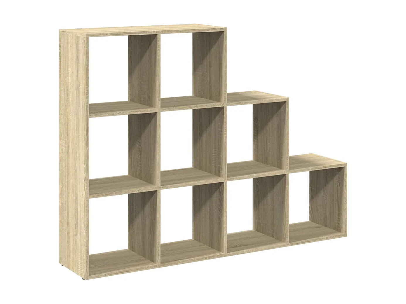Raumteiler-Bücherregal 3 Stufen Sonoma-Eiche 137,5x29x103,5 cm