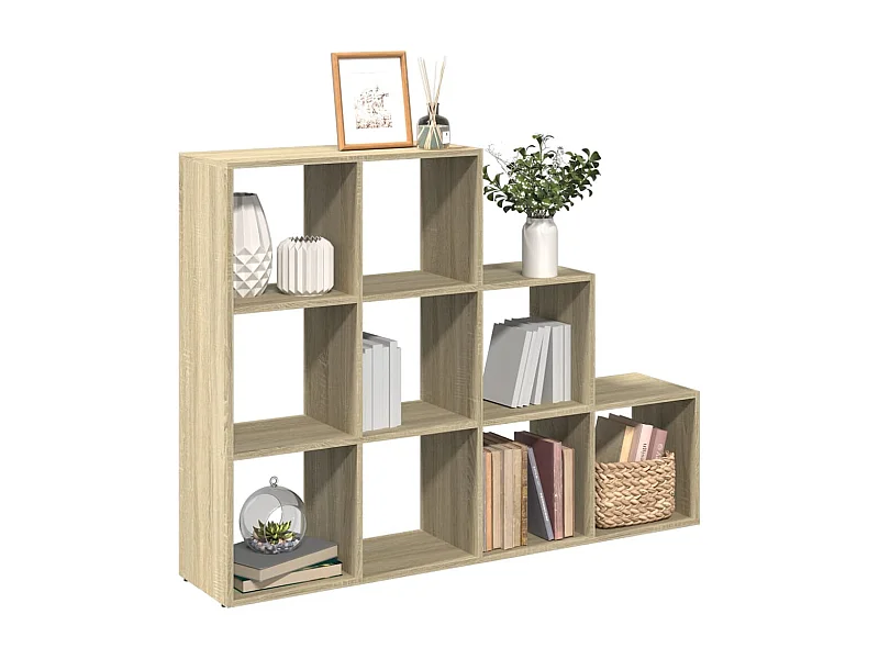 Libreria 4 Ripiani Rovere Sonoma 137,5x29x103,5 cm Truciolato